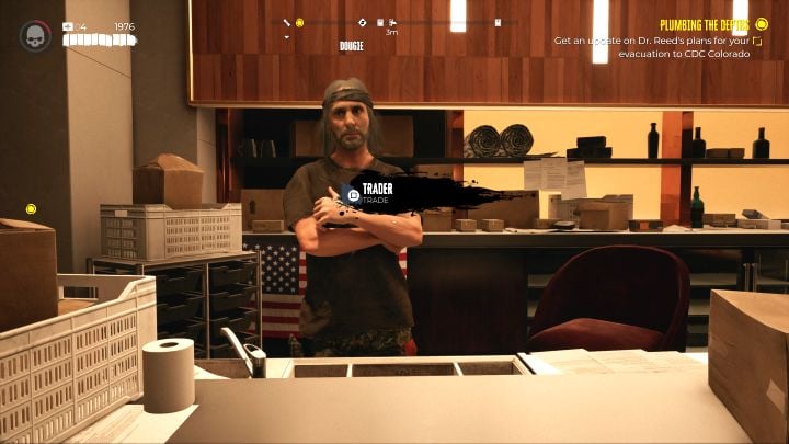 Location: Dougie is in the hideout in Serling Hotel (north-western part of Ocean Avenue) - Dead Island 2: All Traders - Secrets and Collectibles - Dead Island 2 Guide