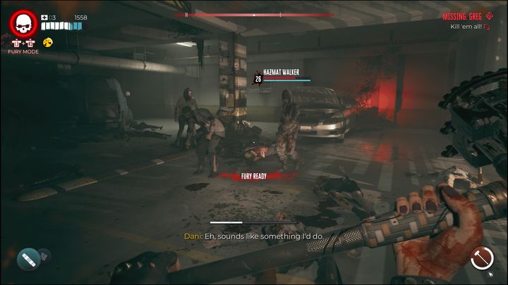 Some zombies (different types) will appear and you need to fight them - Dead Island 2: Missing Greg - Lost and found - Dead Island 2 Guide