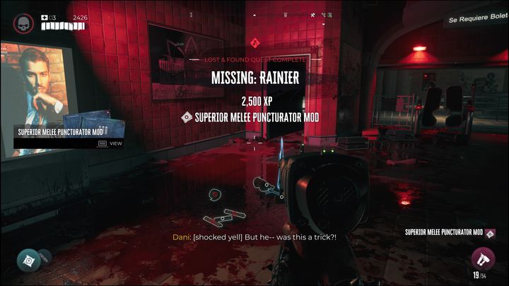 Upon completion, you'll receive 2 - Dead Island 2: Missing Rainier - Lost and found - Dead Island 2 Guide