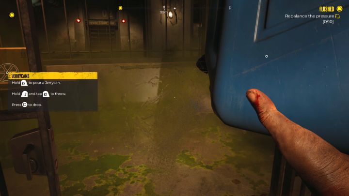 The first part of the puzzle is to get the value of 10 - Dead Island 2: Brentwood Sewer pressure puzzle - Puzzles - Dead Island 2 Guide