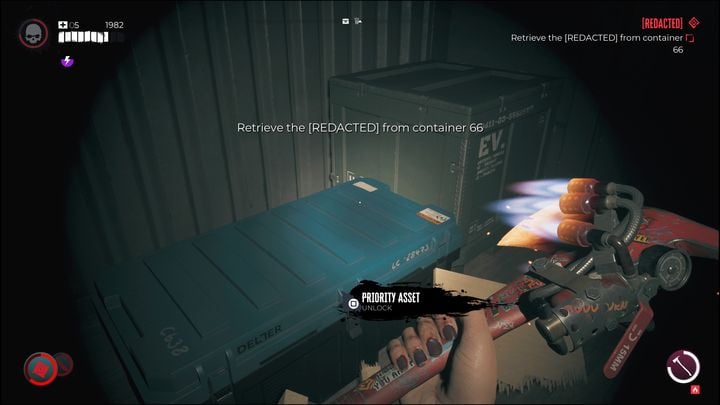 Now enter the container and open the chest to complete the quest - Dead Island 2: Redacted - Lost and found - Dead Island 2 Guide