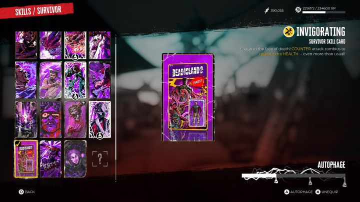 Skill name: Invigorating - Dead Island 2: Best Skill Cards - Basics - Dead Island 2 Guide