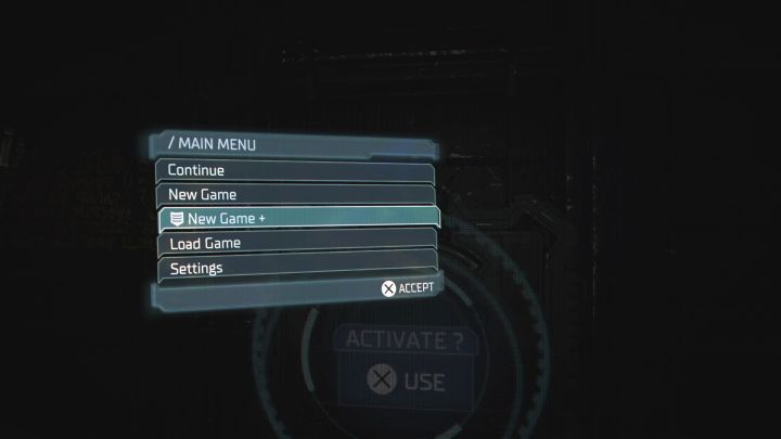 New Game Plus will appear in the main menu - Dead Space Remake: New Game Plus - Basics - Dead Space Remake Guide