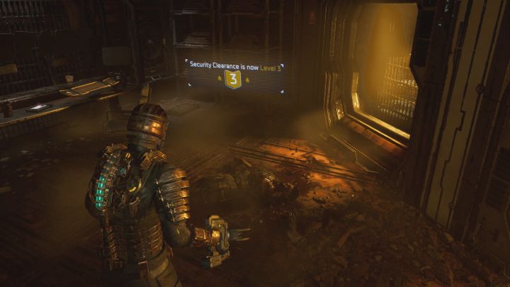 You will get Security Clearance Level 3 automatically as you progress through the main storyline - Dead Space Remake: How to get security clearances? - FAQ - Dead Space Remake Guide