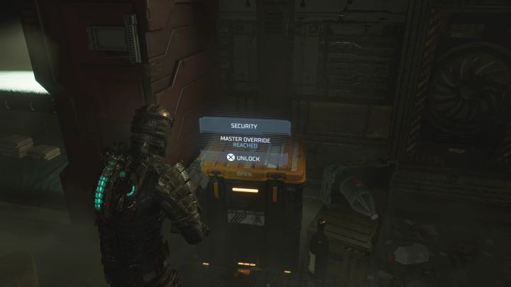 From now on, you can open locks with a star icon - these can be doors and containers - Dead Space Remake: You Are Not Authorized - Side missions - Dead Space Remake Guide