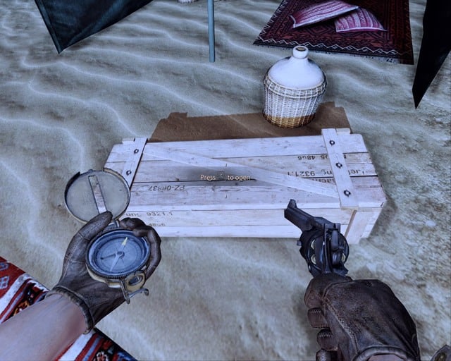 Treasure in a crate behind the door that you open with a switch on the wall. - Pyramid | Treasures - Treasures - Deadfall Adventures Game Guide & Walkthrough