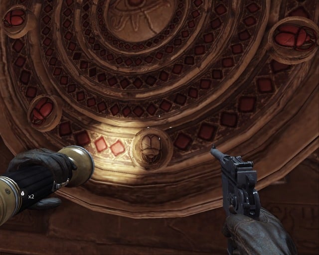 In a room with this mechanism. - Pyramid | Treasures - Treasures - Deadfall Adventures Game Guide & Walkthrough