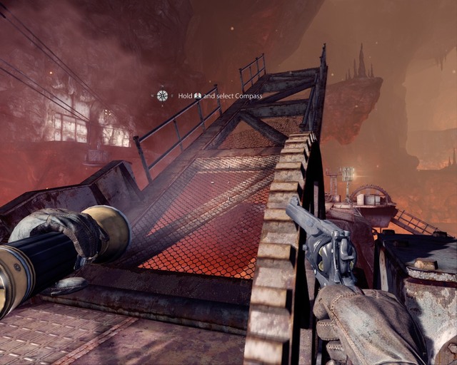 You have to find a can of gasoline to lower that bridge. - Mines | Treasures - Treasures - Deadfall Adventures Game Guide & Walkthrough