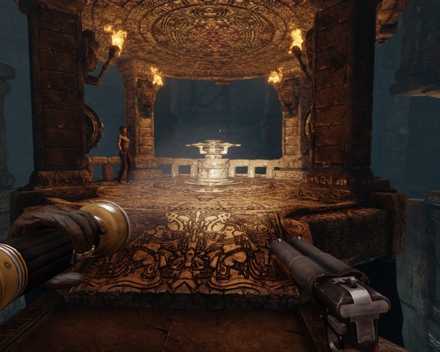 Go up to take the treasure. - Mayan Tombs | Treasures - Treasures - Deadfall Adventures Game Guide & Walkthrough