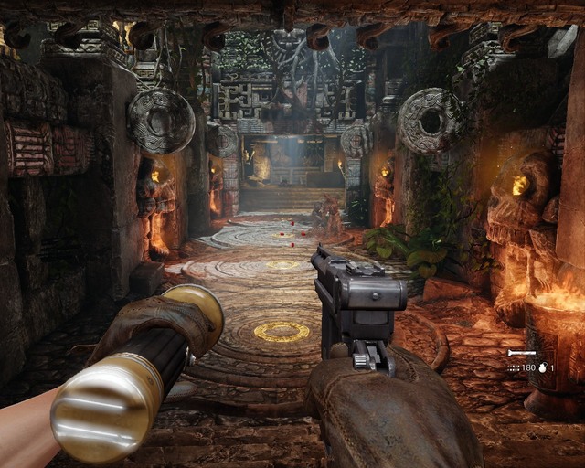 To the end of that corridor, then left and come back. - Mayan Tombs | Treasures - Treasures - Deadfall Adventures Game Guide & Walkthrough