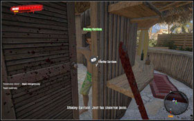 This task start automatically as soon as you get close to the attacked bar - Out of Stock; Gold Digger - Sidequests - Dead Island Game Guide