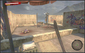 Climb the building and then walk to its other side - The First Head of Cerberus; The Second Head of Cerberus - Sidequests - Dead Island Game Guide