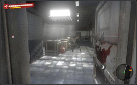 Once you get upstairs (1) go through the door on your left - youll find yourself in a narrow corridor with a zombie at its end (2) - Full Metal Jacket; Dantes Kitchen - Chapter 16 - Dead Island Game Guide