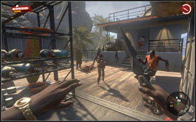 After cleaning the bottom open a hatch #1 leading upstairs - Passport to Life; Exodus - Chapter 1 - Dead Island Game Guide