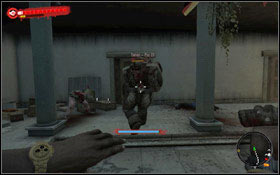 Go up the stairs to the first floor and walk to the terraces #1 - Guard on Duty; Big Daddy, Where Are You? - Sidequests - Dead Island Game Guide