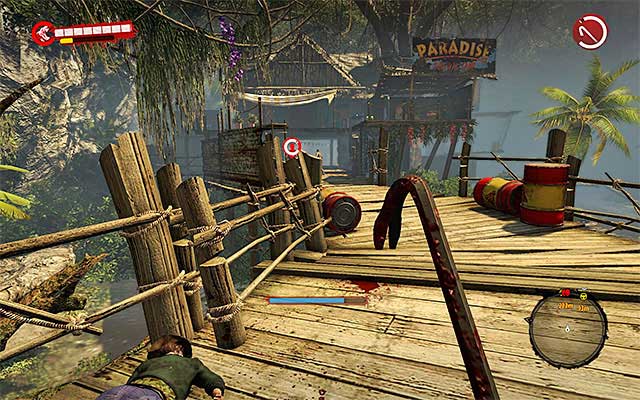 Attack from behind zombies heading to the main part of the camp - Defend the camp | Chapter 1 - Castaway - Chapter 1 - Castaway - Dead Island Riptide Game Guide