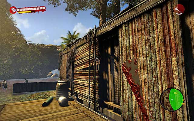 Walk the workshop around and search its eastern wall - youll see a ladder - Enter the workshop | Chapter 2 - New Beginnings - Chapter 2 - New Beginnings - Dead Island Riptide Game Guide