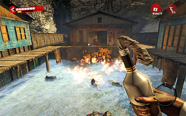 When you get to the missionary, he turns out to be surrounded by zombies - Kill all monsters | Chapter 3 - Saving Holy Man - Chapter 3 - Saving Holy Man - Dead Island Riptide Game Guide