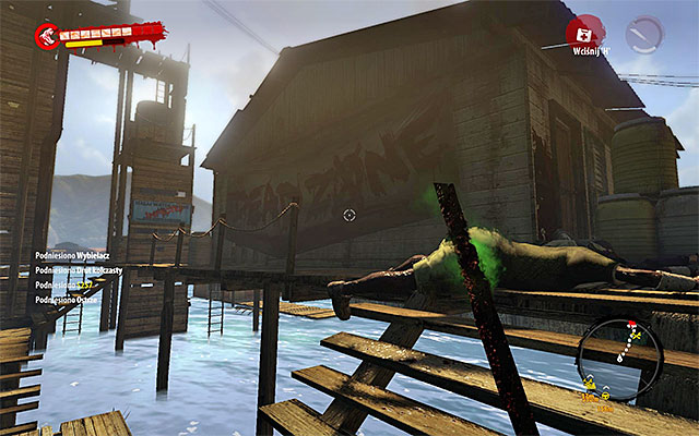 The other thing you should know, are places in the village, where new Infested jump down from the roofs - Go to the Dead Zone | Chapter 3 - Where the Dead Live - Chapter 3 - Where the Dead Live - Dead Island Riptide Game Guide