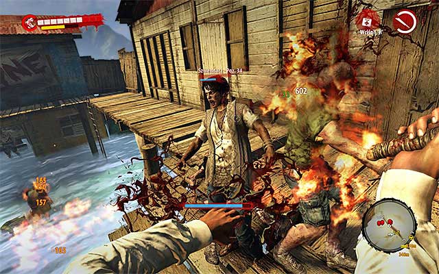 But some of zombies will surely use stairs and reach you - but it should be only Walkers - Kill all zombies in Dead Zone | Chapter 3 - Where the Dead Live - Chapter 3 - Where the Dead Live - Dead Island Riptide Game Guide