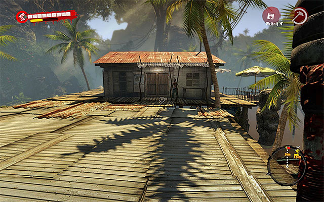Then turn right and go to Hadisi standing next to the closed cottage what ends your mission - Go to the house of Marcus Villa | Chapter 3 - Meeting Locals - Chapter 3 - Meeting Locals - Dead Island Riptide Game Guide