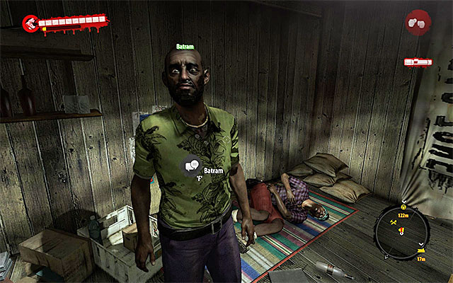 Enter the missionary cottage and talk with Batram - Talk with Batram | Chapter 3 - Natural Resources - Chapter 3 - Natural Resources - Dead Island Riptide Game Guide