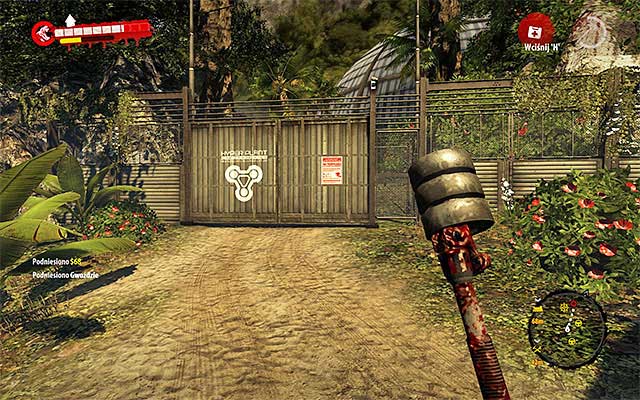 When you get there (and jump into fourth chapter in the meantime) get out of the car and approach the big gate of BioSphere Laboratory - Enter the facility | Chapter 3 - Way of Science - Chapter 3 - Way of Science - Dead Island Riptide Game Guide