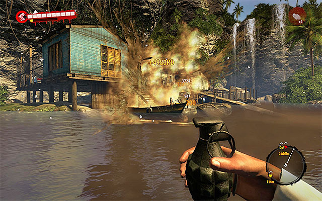 When you get nearby the workshop, go through the river, but beware of Floaters - Find a pump | Chapter 5 - Pump Action - Chapter 5 - Pump Action - Dead Island Riptide Game Guide