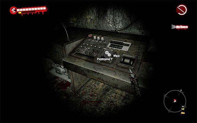 Go upstairs and use console (hold Action key) - Turn on the light | Chapter 6 - The Tunnels - Chapter 6 - The Tunnels - Dead Island Riptide Game Guide