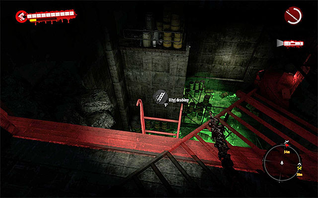 When its done, get to the edge and find a ladder (screen above) - Get through the tunnels #2 | Chapter 6 - The Tunnels - Chapter 6 - The Tunnels - Dead Island Riptide Game Guide