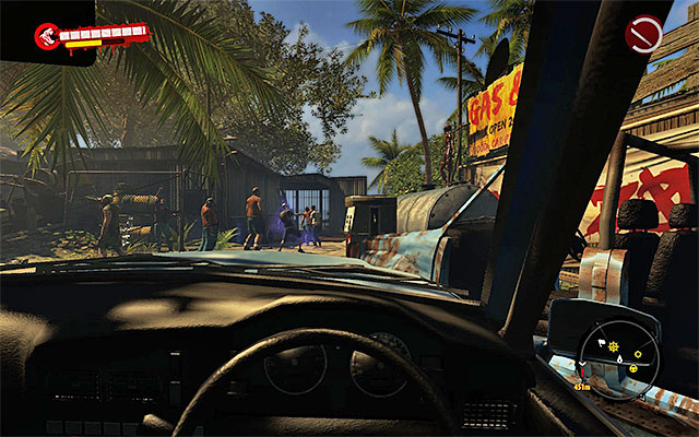 Assumptions are very simple: you have to eliminate all zombies in Oil Storage - Rescue Brian | Side missions - Jungle - Side missions - Jungle - Dead Island Riptide Game Guide