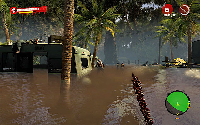 Return to the boat and head for the third crate, which is the eastern one - Proximity | Side missions - Jungle - Side missions - Jungle - Dead Island Riptide Game Guide