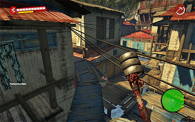 When you get onto roof, move southern west - Alternative Medicine | Side missions - Jungle - Side missions - Jungle - Dead Island Riptide Game Guide