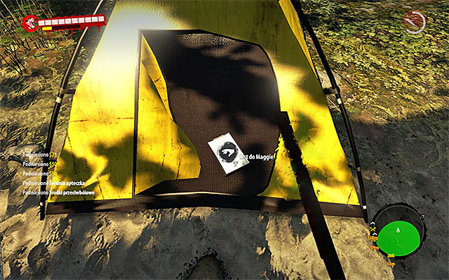 When all zombies are dead again, approach the camp and search it - Safe Haven | Side missions - Jungle - Side missions - Jungle - Dead Island Riptide Game Guide