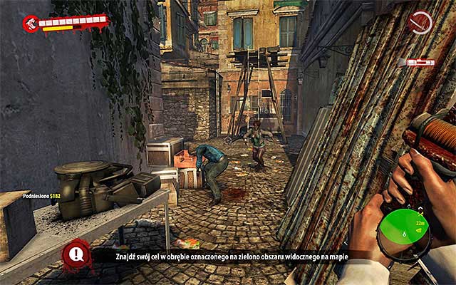 Second area is in the center of city, on south from Quarantine Zone - Memories | Side missions - Henderson - Side missions - Henderson - Dead Island Riptide Game Guide