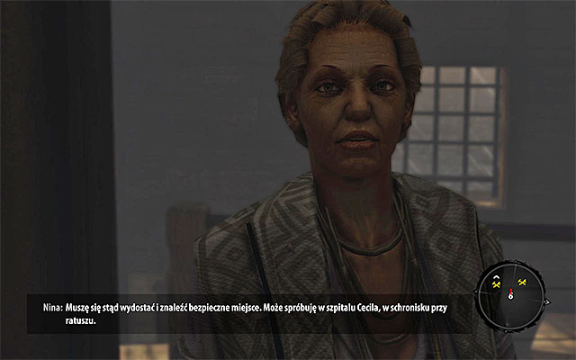 Now you just have to talk with Nina, who, in the meantime, should get out of the cellar - Ladies First | Side missions - Henderson - Side missions - Henderson - Dead Island Riptide Game Guide