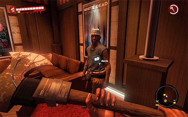 Find Marvin and talk to him - Talk with Marvin | Chapter 8 - Front Row - Chapter 8 - Front Row - Dead Island Riptide Game Guide
