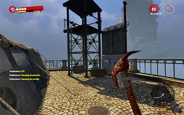 Defeat nearby Infested and look out for few new mines - Destroy or turn off sirens | Chapter 9 - Militarized Zone - Chapter 9 - Militarized Zone - Dead Island Riptide Game Guide