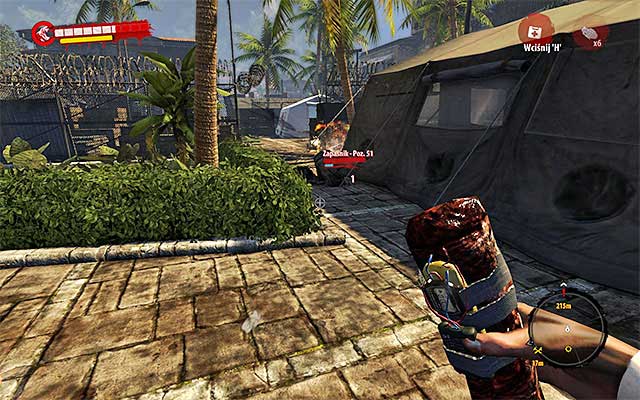 After getting out from main building of Military Base, you should prepare you meet a new group of zombies with Wrestler - Talk with Sam Hardy | Chapter 10 - Rescue - Chapter 10 - Rescue - Dead Island Riptide Game Guide