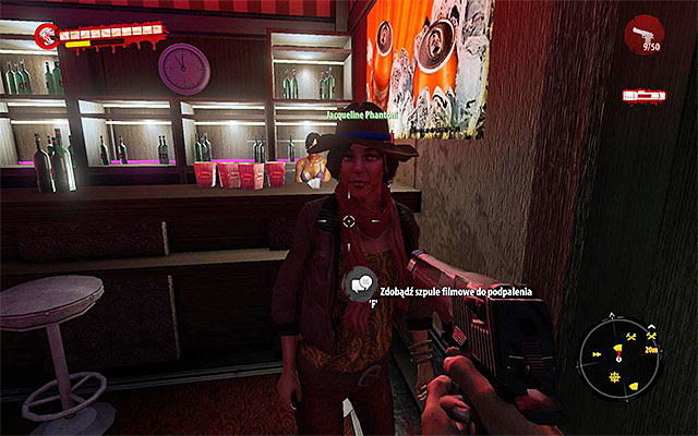 Jacqueline Phantom can be found at the bar - Convince Jacqueline to burn film stocks | Chapter 10 - Rescue - Chapter 10 - Rescue - Dead Island Riptide Game Guide