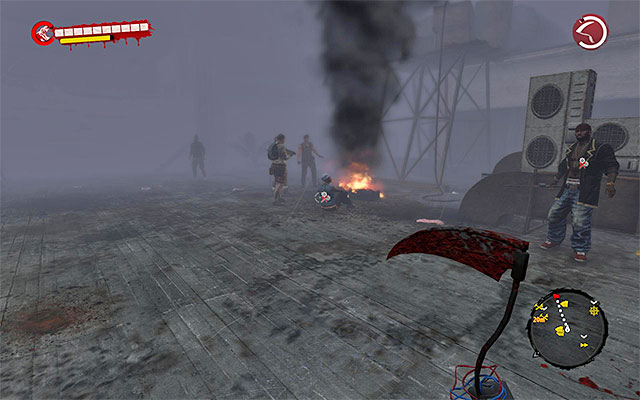 When you get near the cinema, use a ladder at the main door - Return to cinema roof | Chapter 10 - Evacuation - Chapter 10 - Evacuation - Dead Island Riptide Game Guide