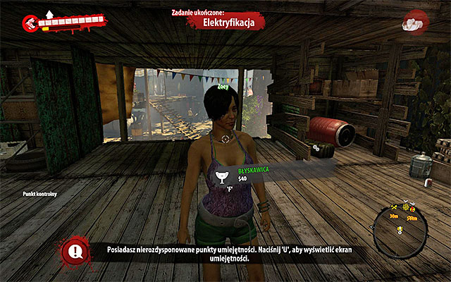 Modification is a reward for the sidequest Electrifying from Zoey in Paradise Survival Camp - Modifications - Jungle (1) | Secrets - Secrets - Dead Island Riptide Game Guide