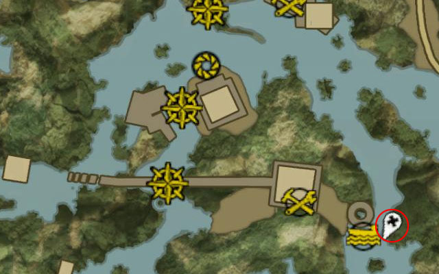 Modification is hid in a treehouse on the swamps, east from Hanging Joe and Breri - Modifications - Jungle (2) | Secrets - Secrets - Dead Island Riptide Game Guide