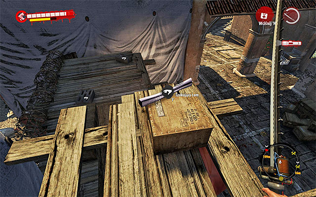 Find a scaffold on south from the Quarantine Zone and use a ladder to get there - Modifications - Henderson (3) | Secrets - Secrets - Dead Island Riptide Game Guide