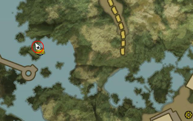 Guidebook is on the small island on swamps, on the west from Mataka Village - Guidebooks - Jungle (2) | Secrets - Secrets - Dead Island Riptide Game Guide