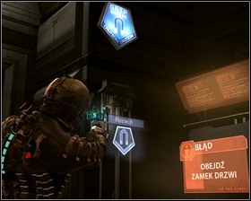 There is a switch in the storage compartment - End of days Part 1 | Walkthrough - Walkthrough - Dead Space Game Guide & Walkthrough