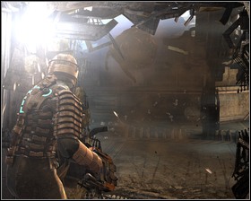 Theres a Store in the room, as well as the text log shining in the distance in the first picture and two crates - Into the Void Part 1 | Walkthrough - Walkthrough - Dead Space Game Guide & Walkthrough