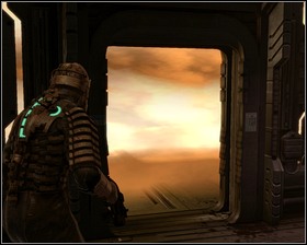 Time for another test of your reflex - destroy the fuse box, enter the room just as the flames die out, rince, repeat - Environmental Hazard Part 2 | Walkthrough - Walkthrough - Dead Space Game Guide & Walkthrough