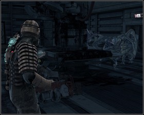 You need to run to the security station - the only difficulty here is the lack of oxygen - Lethal Devotion Part 2 | Walkthrough - Walkthrough - Dead Space Game Guide & Walkthrough