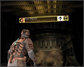 Going through the door straight ahead you will reach the control room and from there youll need to head to the tram which will take you to the next chapter - Course Correction Part 2 | Walkthrough - Walkthrough - Dead Space Game Guide & Walkthrough